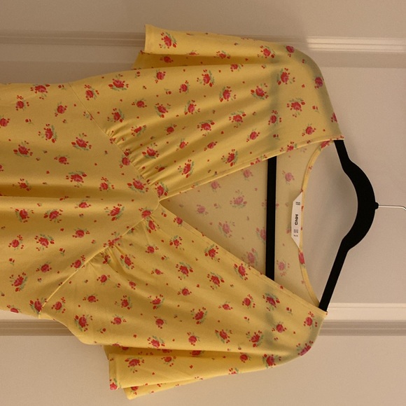 Printed midi A-line day dress - Picture 3 of 4